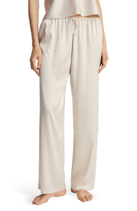 Stretch Silk Pajama Pants