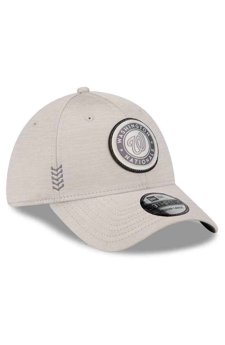 New Era Men's New Era Cream Washington Nationals 2024 Clubhouse 39THIRTY Flex Fit Hat, Alternate, color, Cream