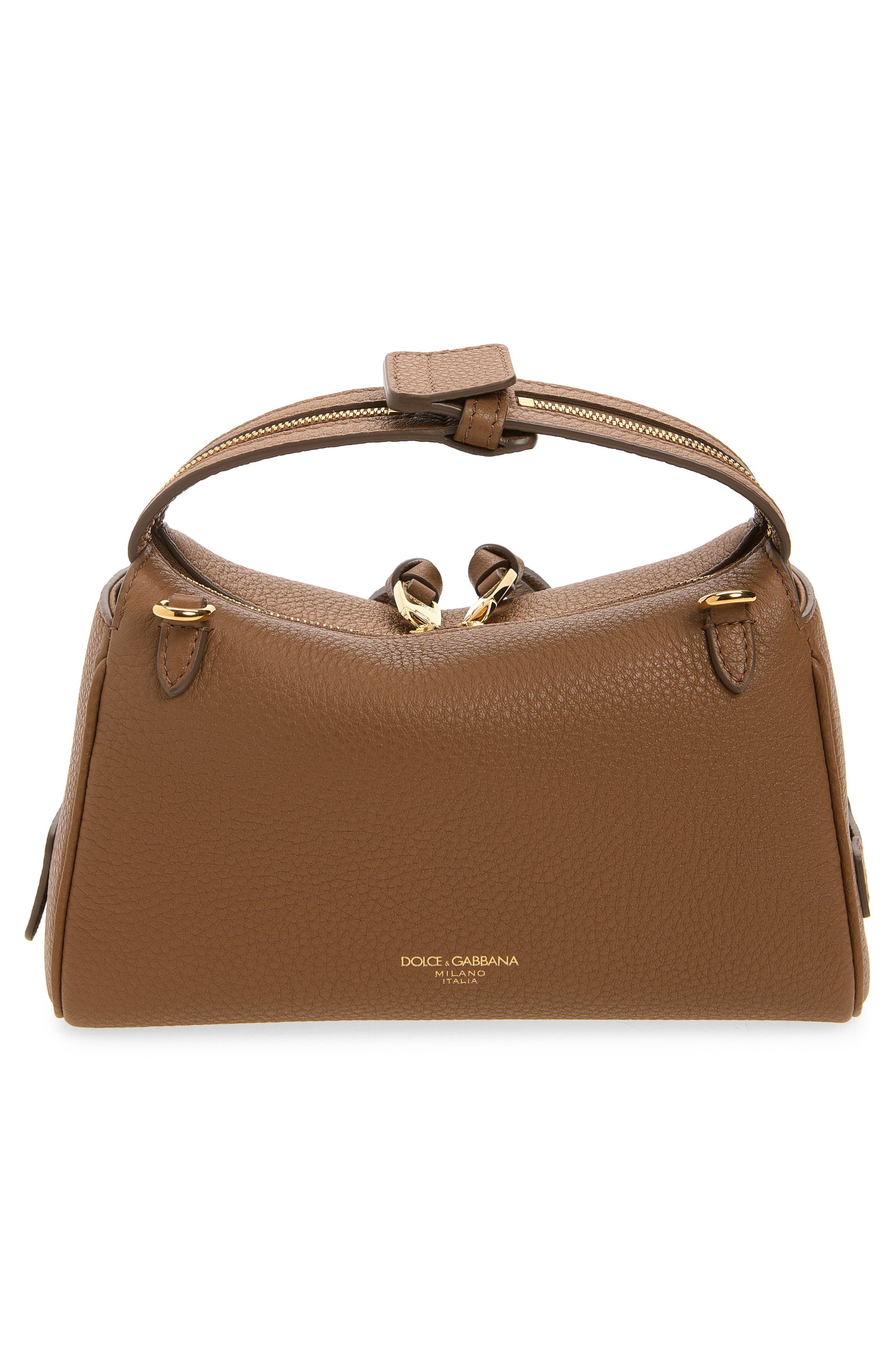 Vittoria Leather Top Handle Bag, Alternate, color, 8Z093 CARAMELLO