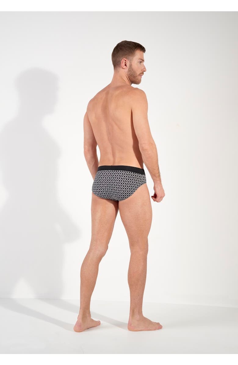 HOM Waldorf Comfort Mini Briefs HO1, Alternate, color, Grey Print