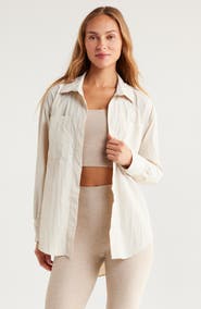 Zella Travel Lite Shirt Jacket