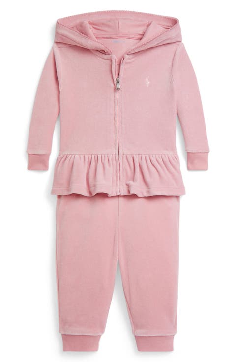 Velour Hoodie & Joggers Set (Baby)