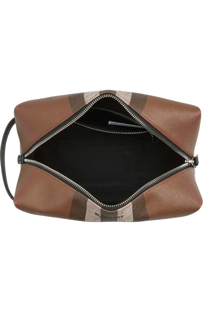 Burberry Check Dopp Kit, Alternate, color,