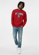 Champion Men's Champion Red St. Louis Cardinals Reverse Weave Chenille Sweatshirt