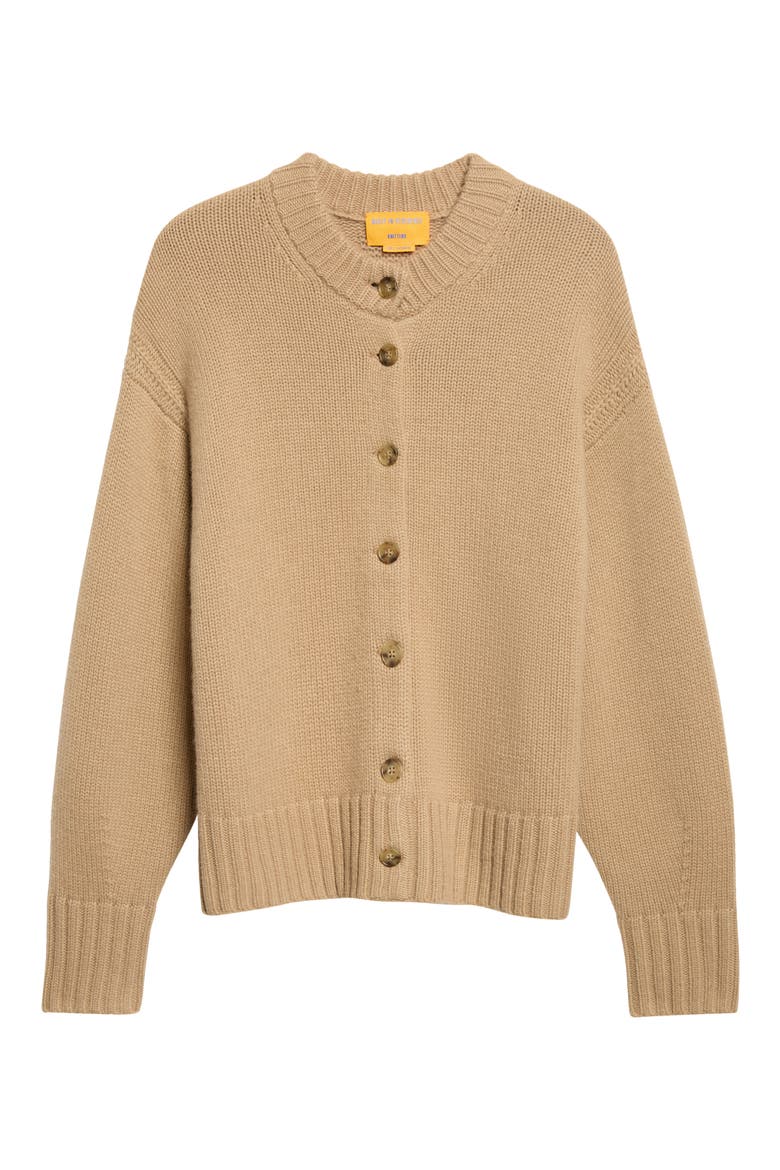 Cozy Cashmere Cardigan, Alternate, color, CAMEL