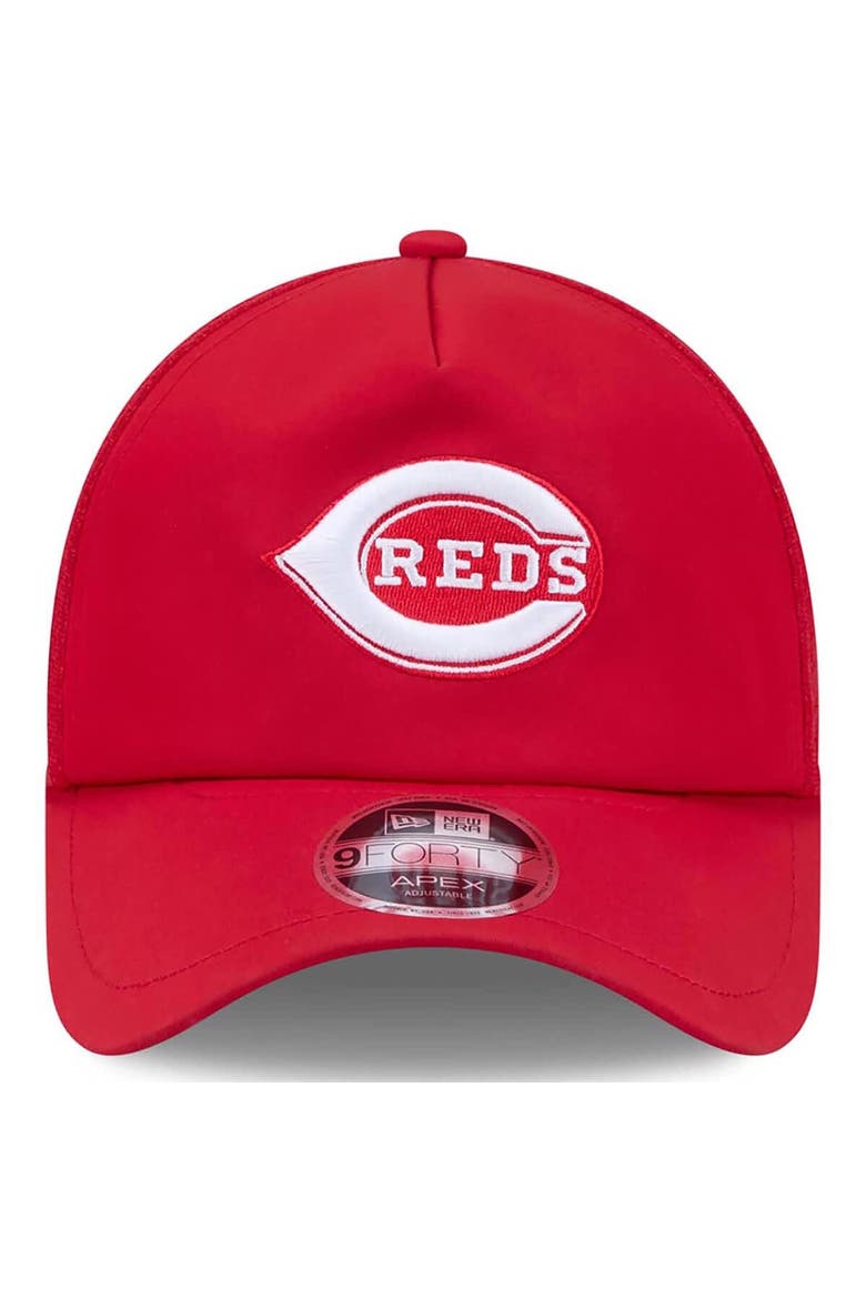 Men's New Era Red Cincinnati Reds 2026 Batting Practice Alternate Apex 9FORTY Adjustable Hat, Alternate, color, Red