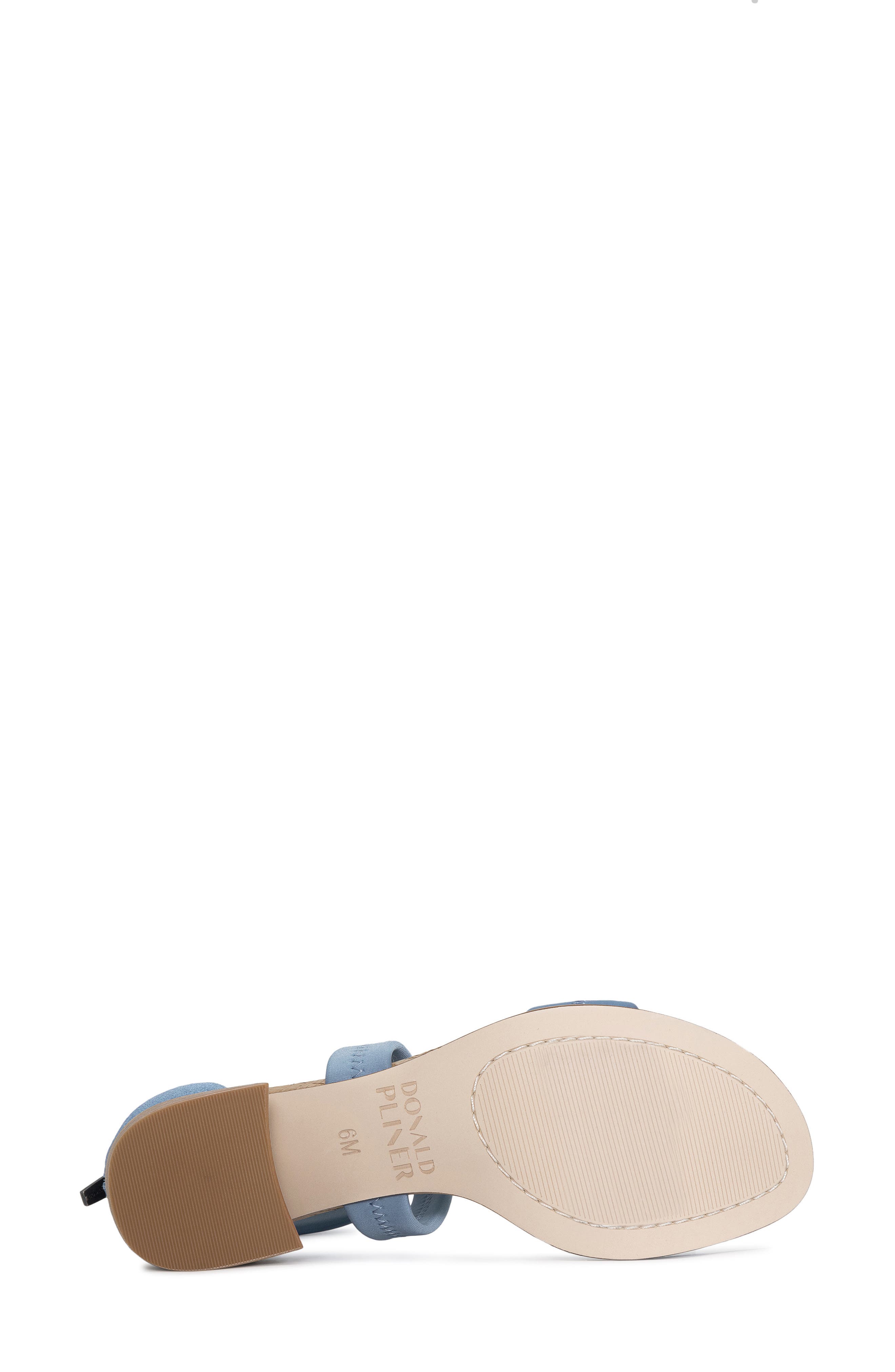 Donald Pliner Snake Embossed Sandal, Alternate, color, Denim