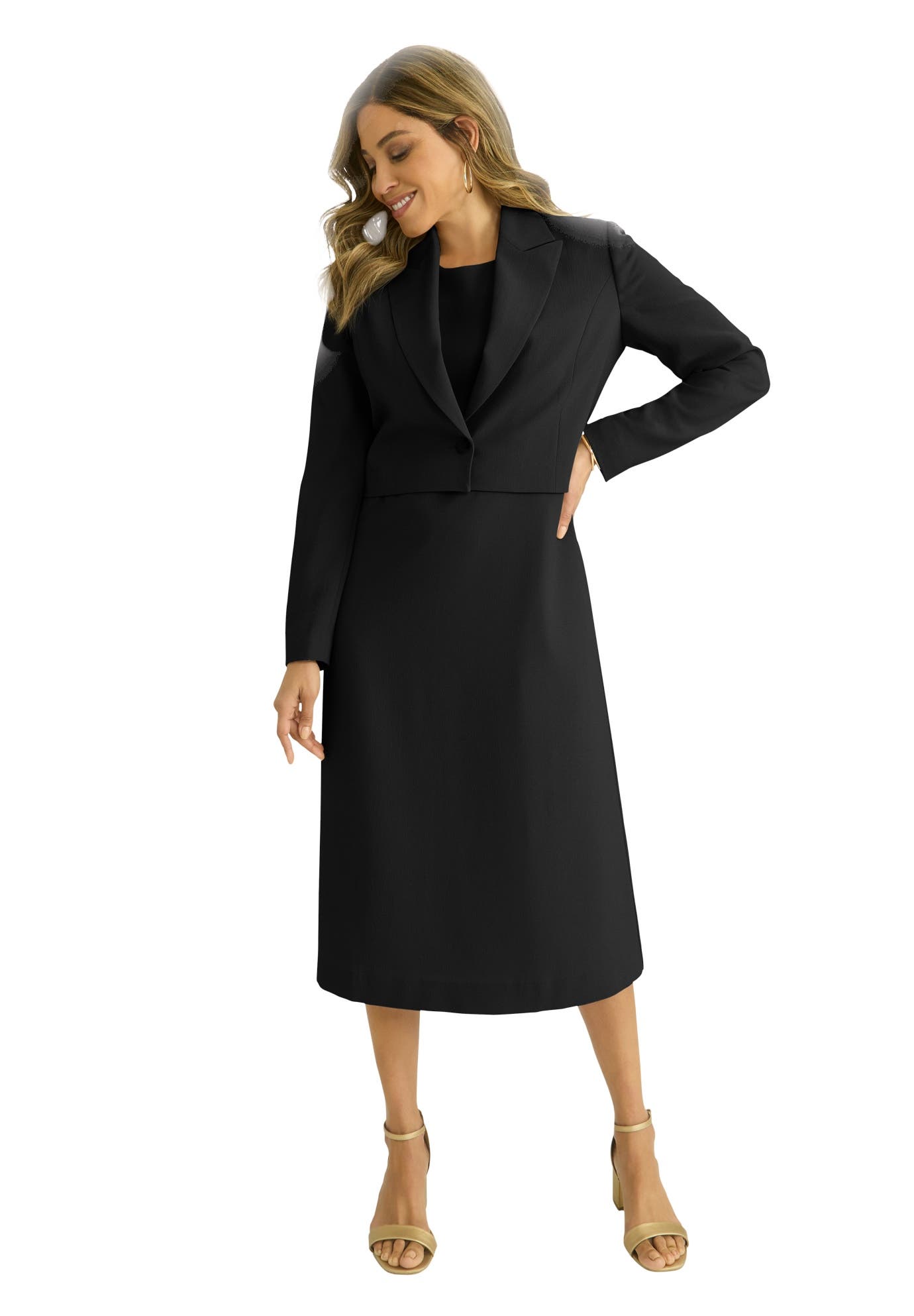 Cropped Jacket Dress