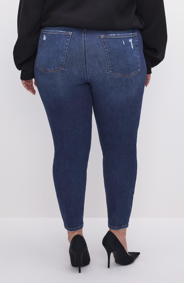 Good American Always Fit Good Legs Crop Skinny Jeans, Alternate, color,