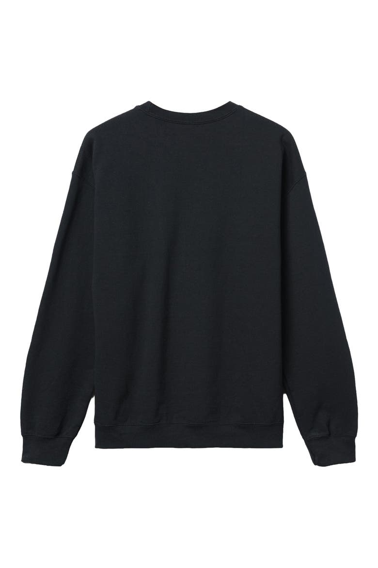 Greenbay Packers Cotton Blend Crewneck Sweatshirt, Alternate, color, TRUE BLACK