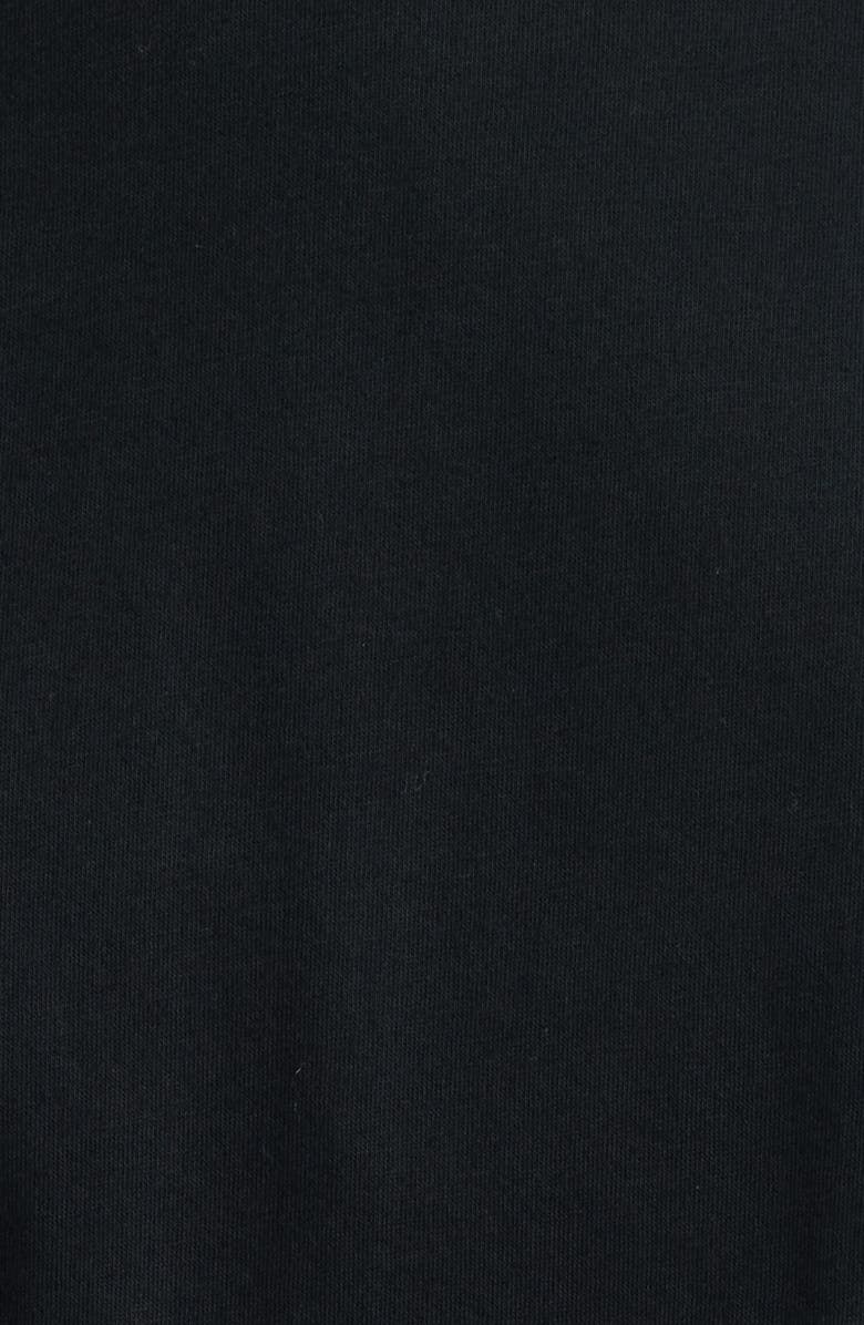 BOSS Elaxya Shoulder Pleat T-Shirt, Alternate, color, Black