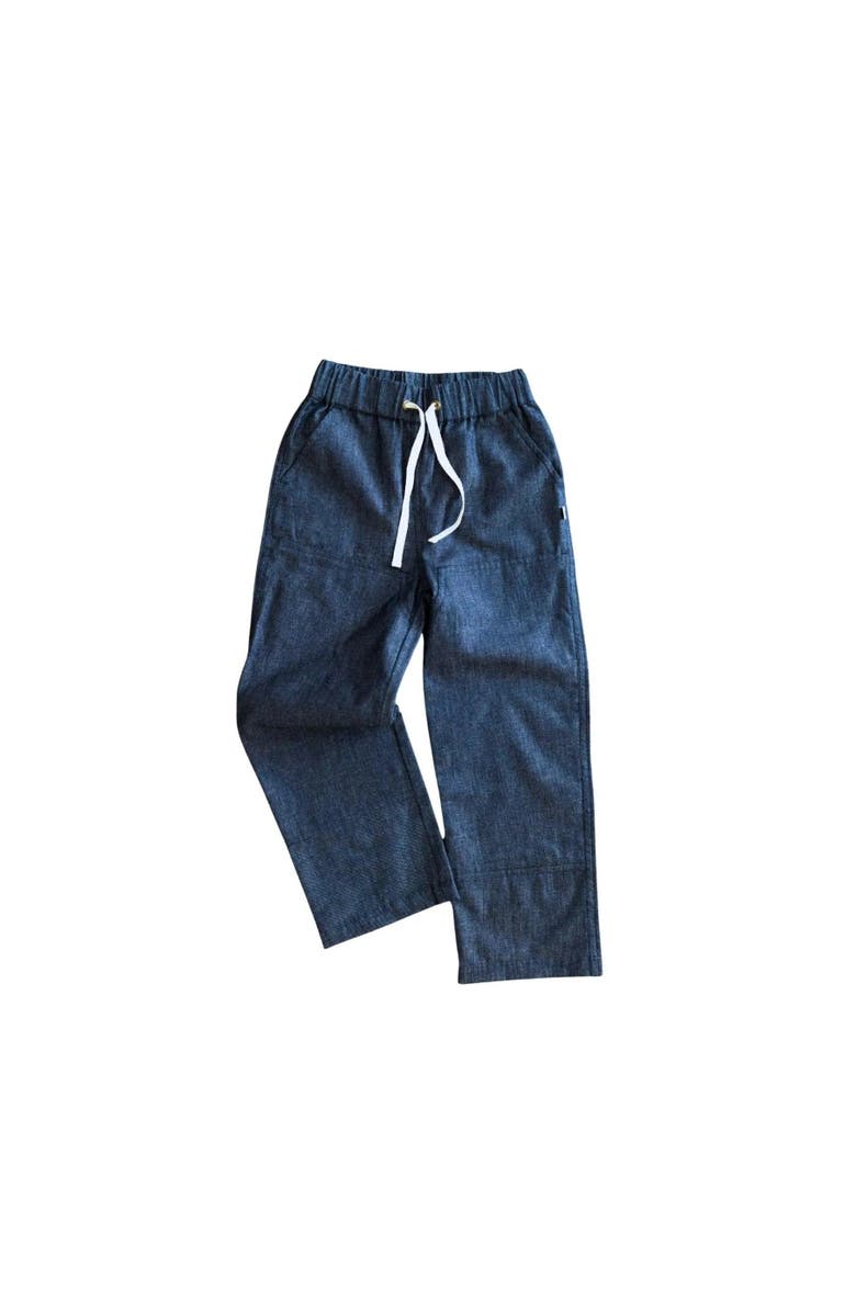 Jackalo Kids’ Jules Organic Cotton Twill Pants, Main, color, Lightweight Denim