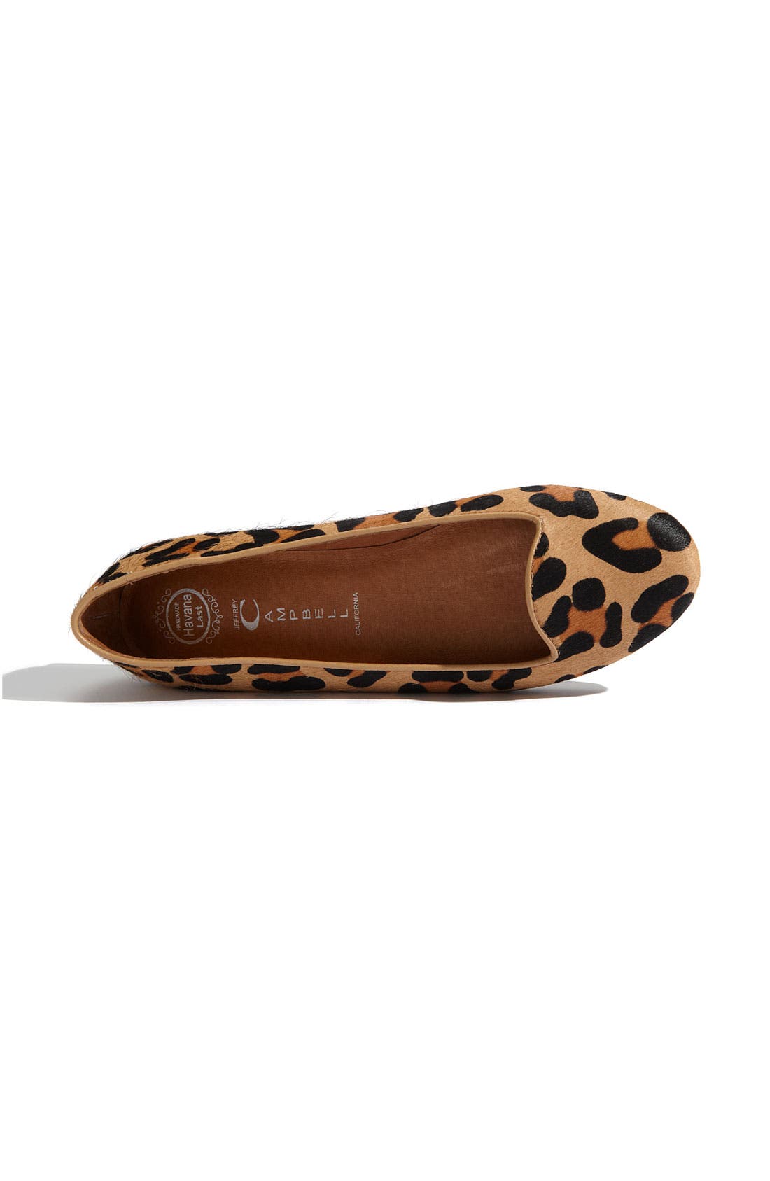 'Mention' Flat, Alternate, color, LEOPARD (HAIRCALF)