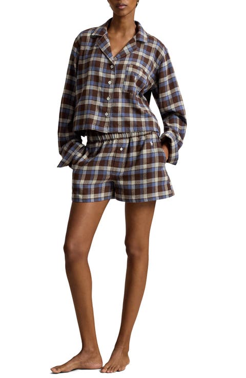 Crop Organic Cotton Short Pajamas