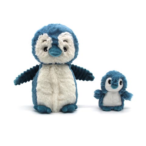 Penguin Mom & Her Baby  - Secret Keeper Plush Toy, Eco-Friendly, Soft & Washable