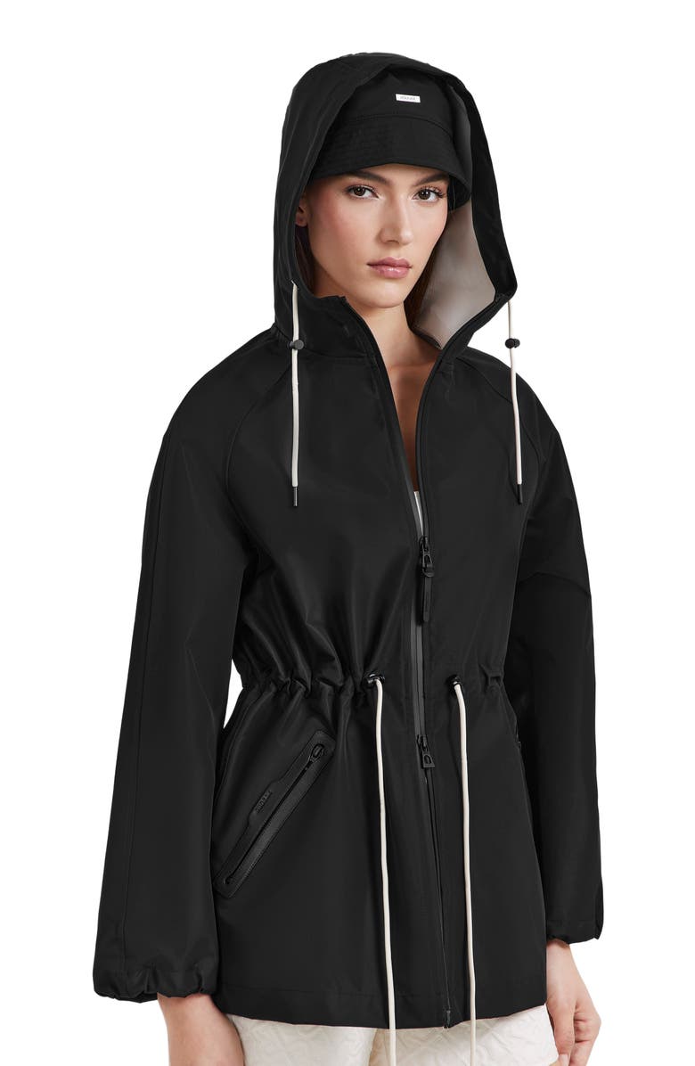 Rudsak SOPHIE WOMEN'S SHORT HOODED RAIN TRENCH, Alternate, color, 