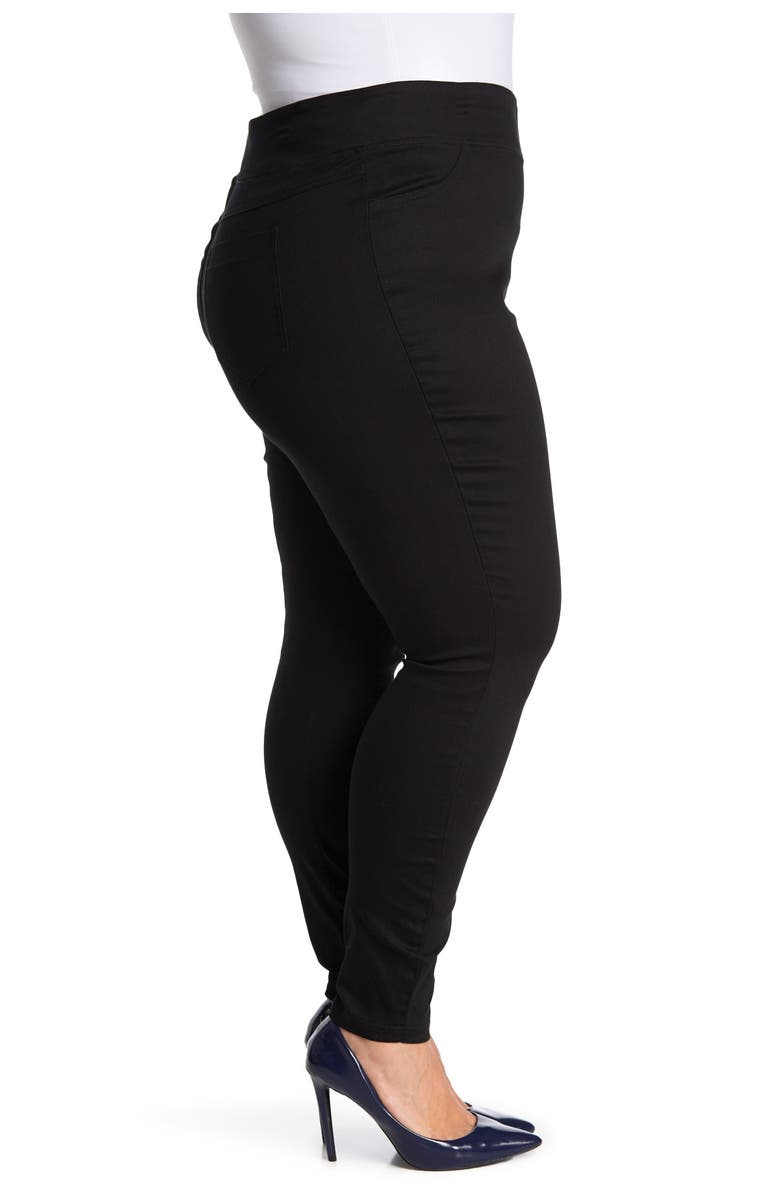 Hue Classic Smooth Denim Leggings, Alternate, color,