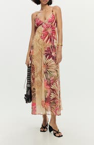 Desigual Beaded Sleeveless Midi Dress