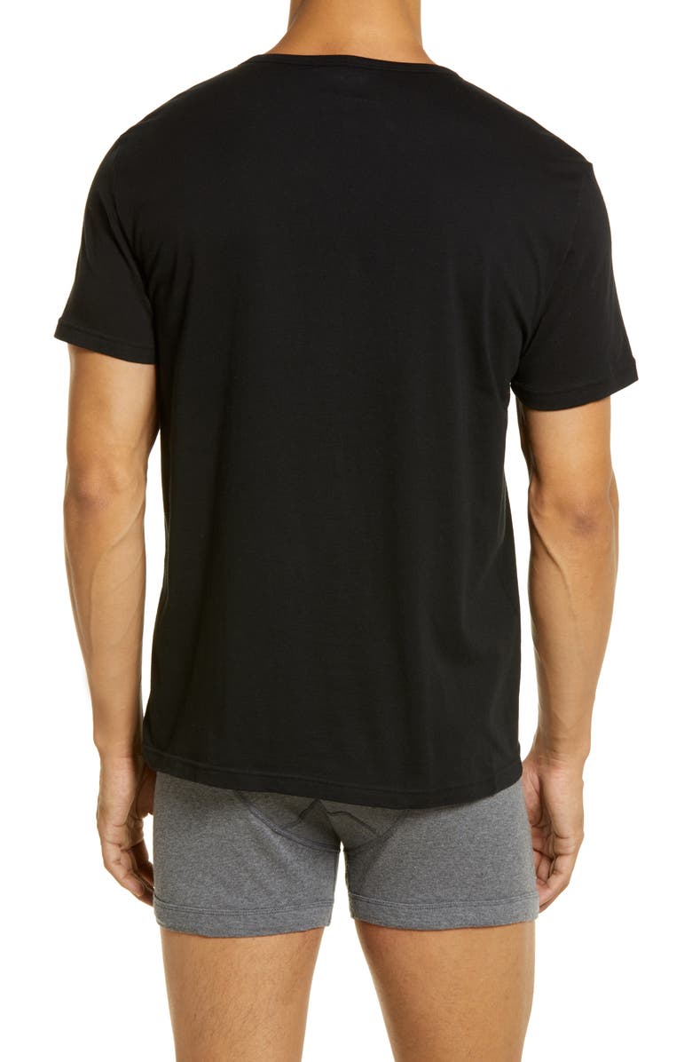 Emporio Armani Men's 3-Pack Cotton V-Neck T-Shirts, Alternate, color,