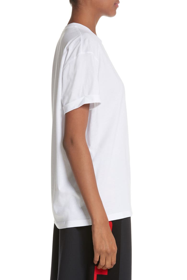 Ministar Logo Cotton Tee, Alternate, color, PURE WHITE
