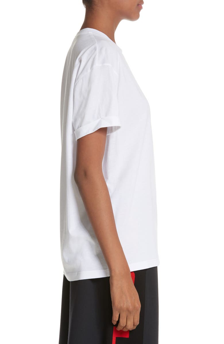 Stella McCartney Ministar Logo Cotton Tee, Alternate, color, 