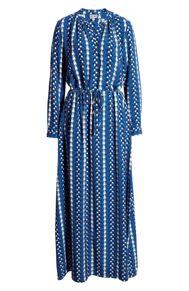 THE ODELLS Long Sleeve Button Maxi Dress, Alternate, color, 