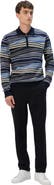 Missoni Long Sleeve Polo With Zip And Striped Zigzag Pattern