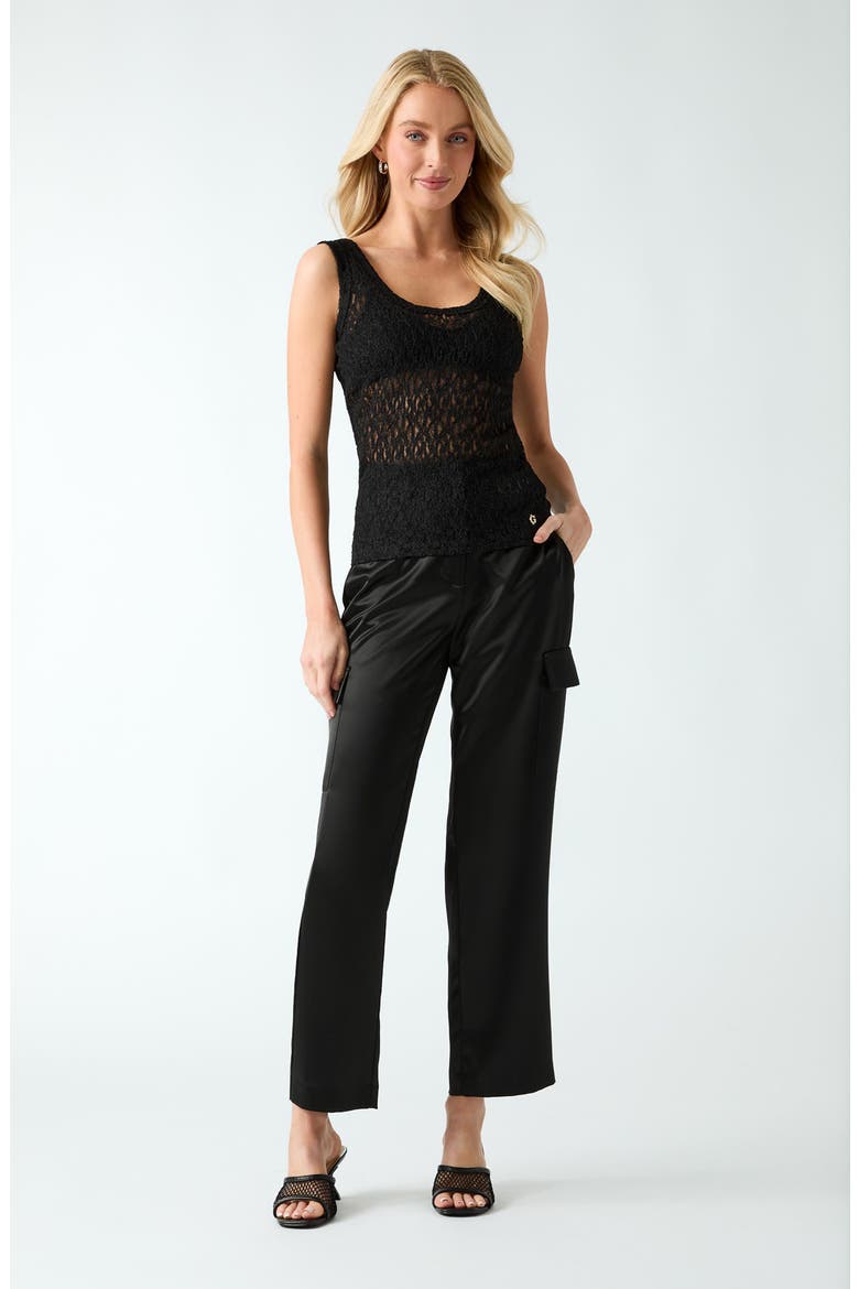 Matilde Lace Tank Top, Alternate, color, JBLACK-BLACK
