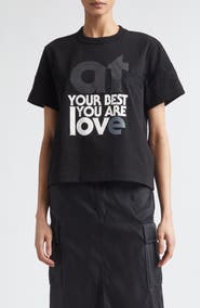 Sacai At Your Best, You Are Love Graphic T-Shirt