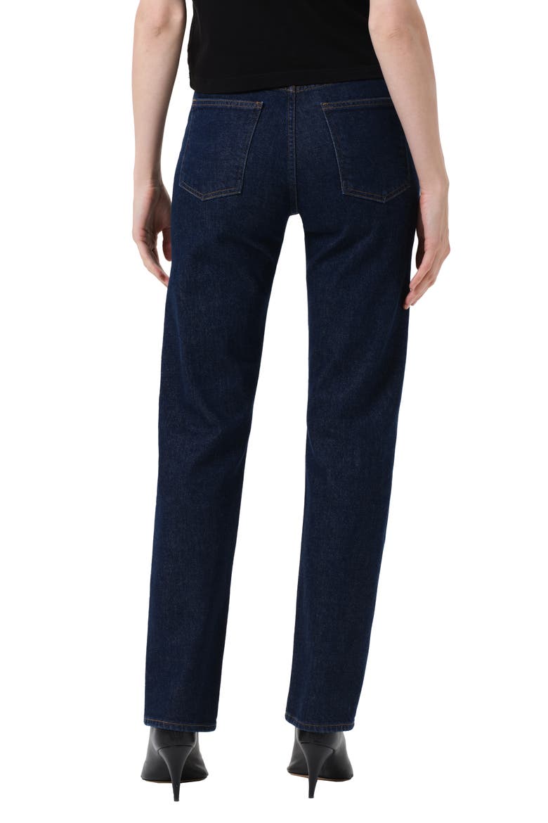 '90s Pinch Waist High Waist Straight Leg Jeans, Alternate, color, REISSUE INDIGO RINSE