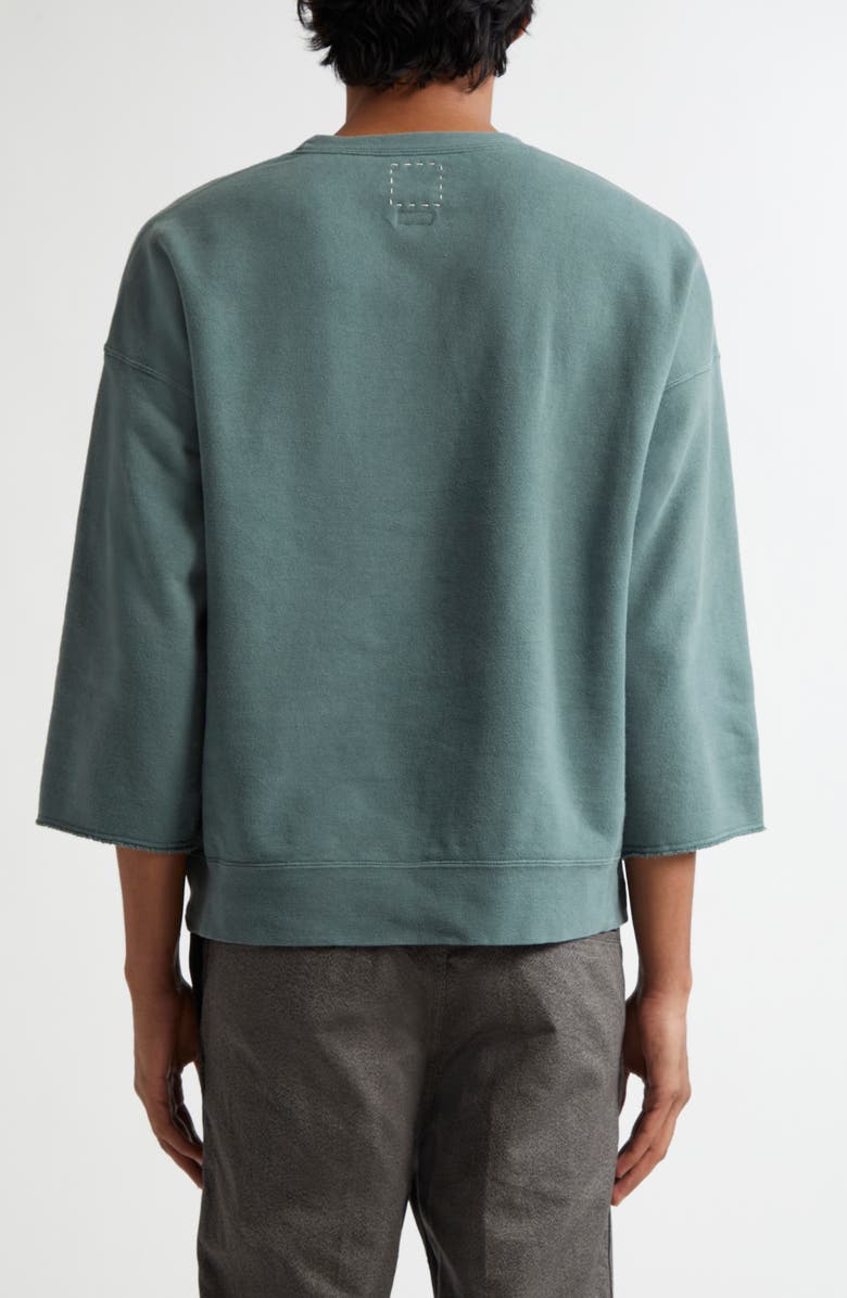 VISVIM Jumbo French Terry Sweatshirt, Alternate, color, Green