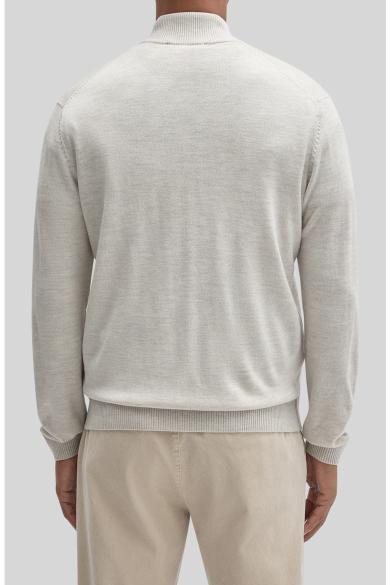 Thomas Full Zip Merino Wool Sweater, Alternate, color, MOONSTONE
