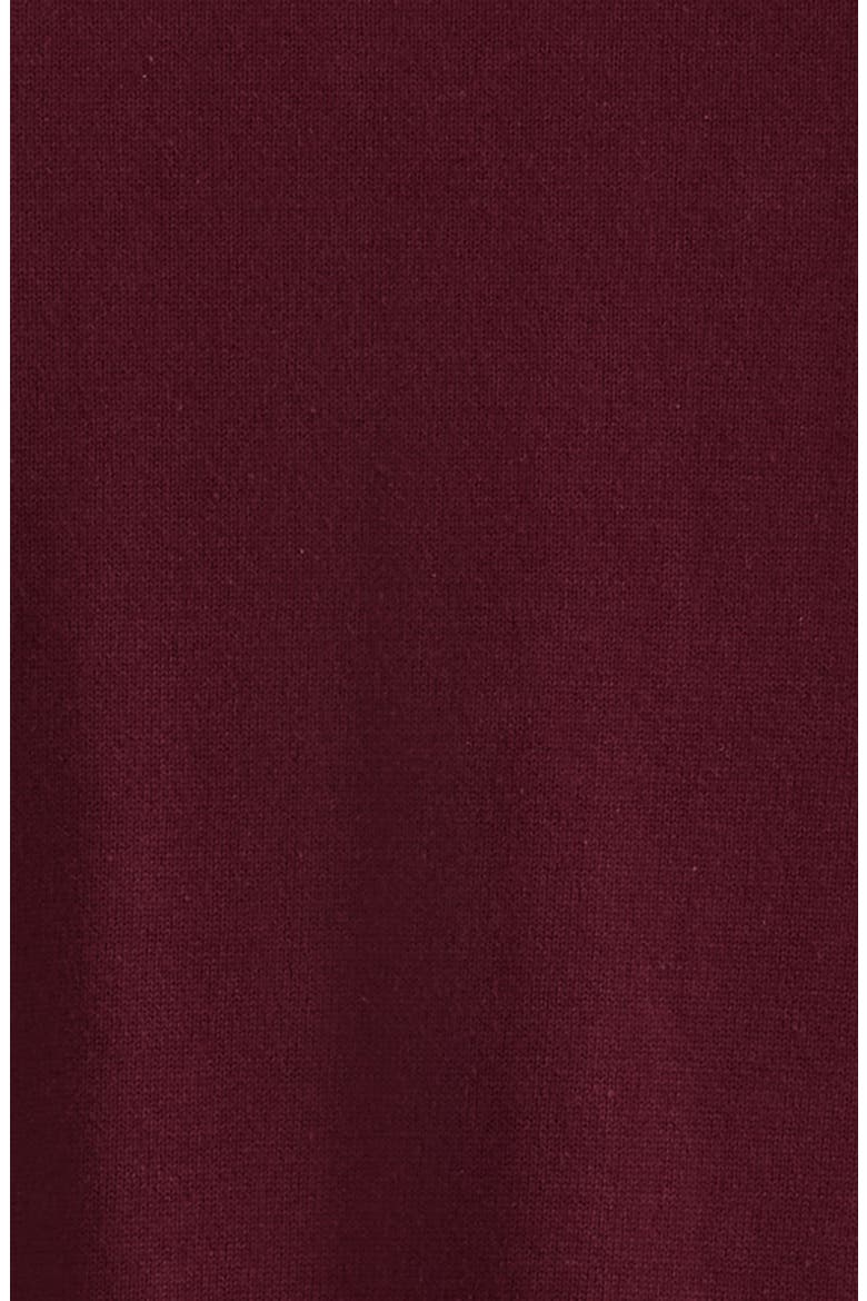 Kids' Cotton Polo Sweater, Alternate, color, BURGUNDY FIG