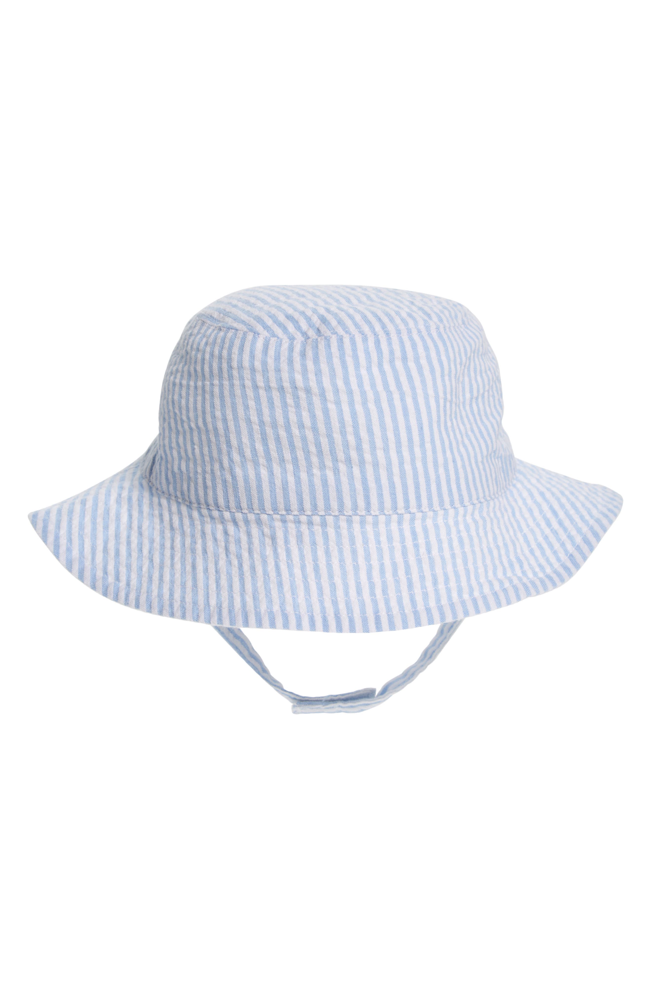 selected WHITE- BLUE AIRY STRIPE