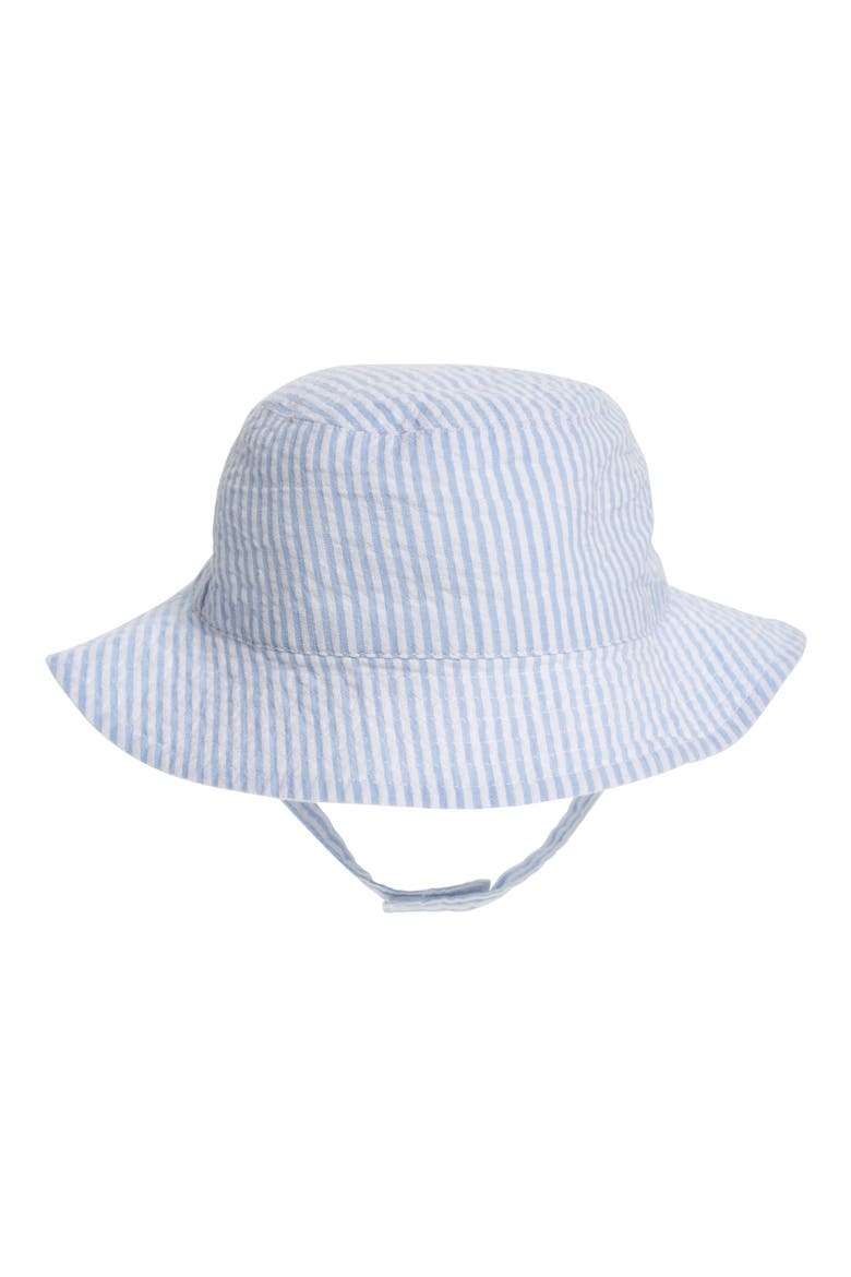 Bucket Hat, Main, color, WHITE- BLUE AIRY STRIPE