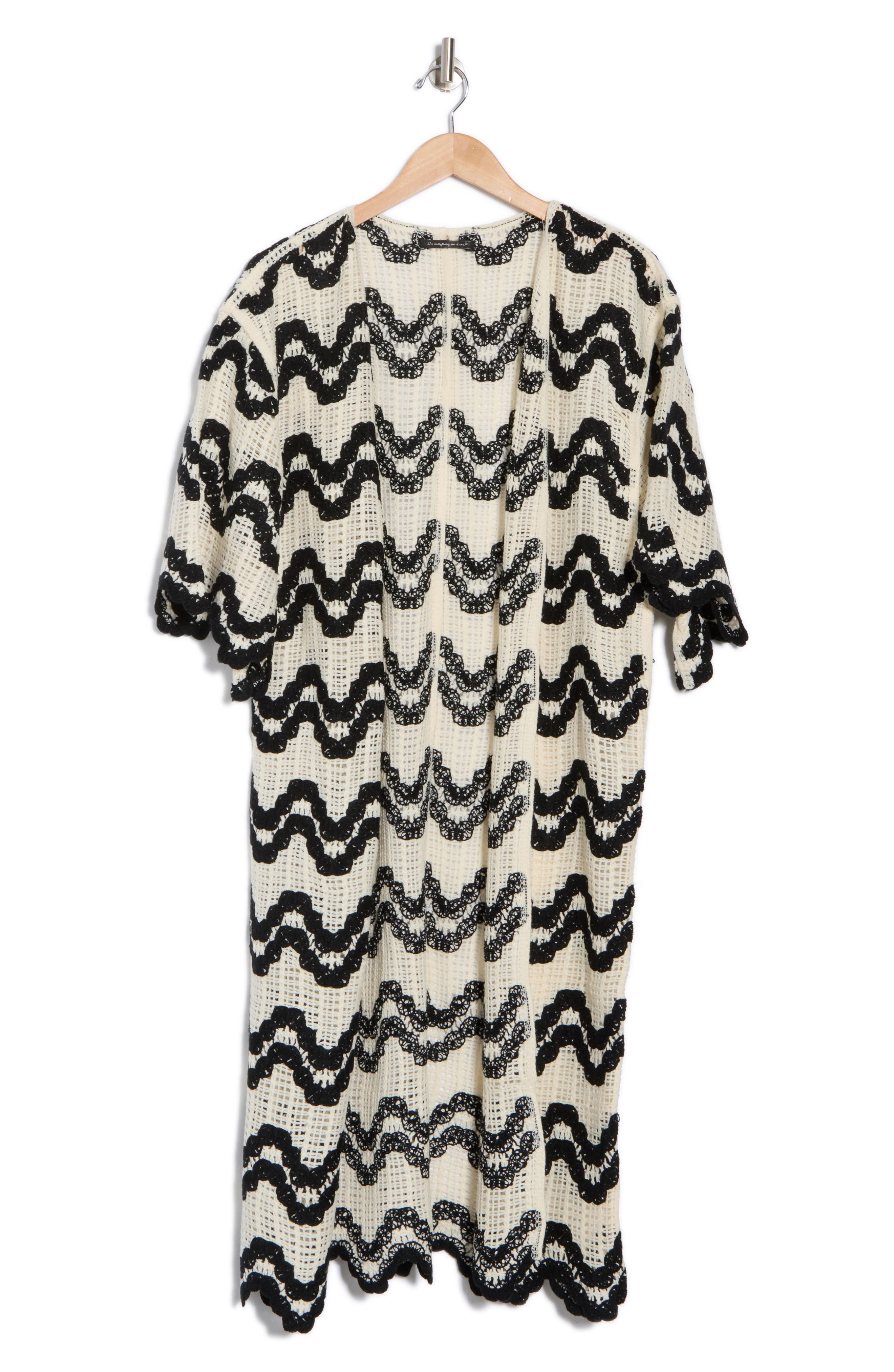 AREA STARS Wave Pattern Cardigan Duster (Women) | Nordstromrack