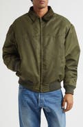 Maison Margiela Corduroy Collar Western Bomber Jacket