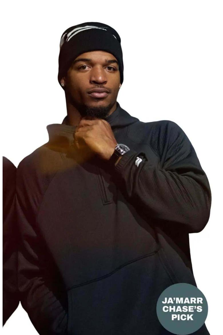 The GridTech Quarter Zip Hoodie, Alternate, color, Black