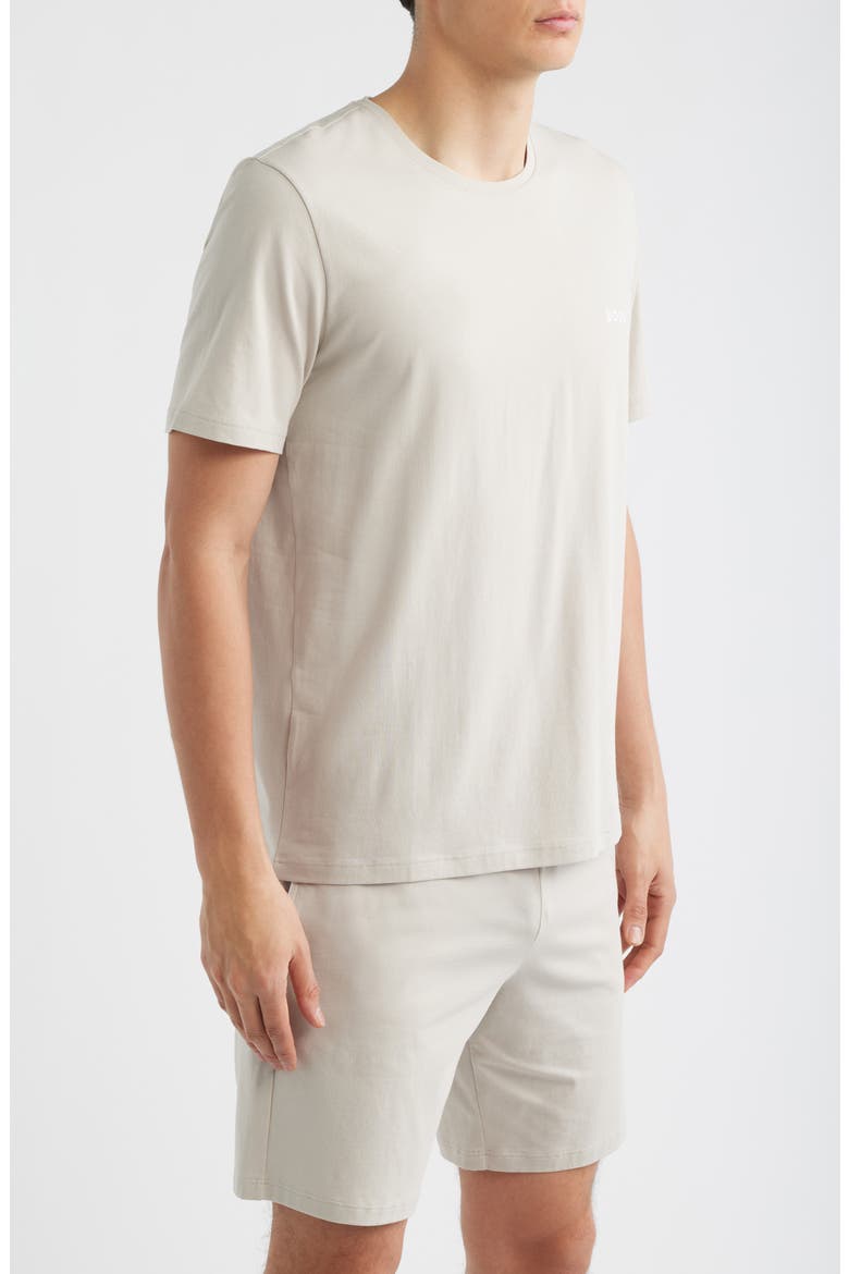 Mix Match Stretch Cotton Pajama T-Shirt, Alternate, color, OPEN GREY