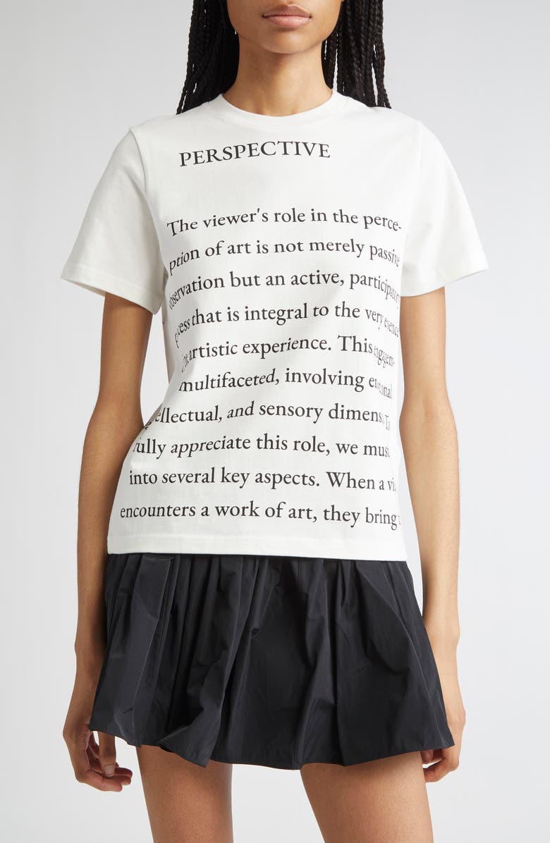 JW Anderson Text Print Graphic T-Shirt, Main, color,
