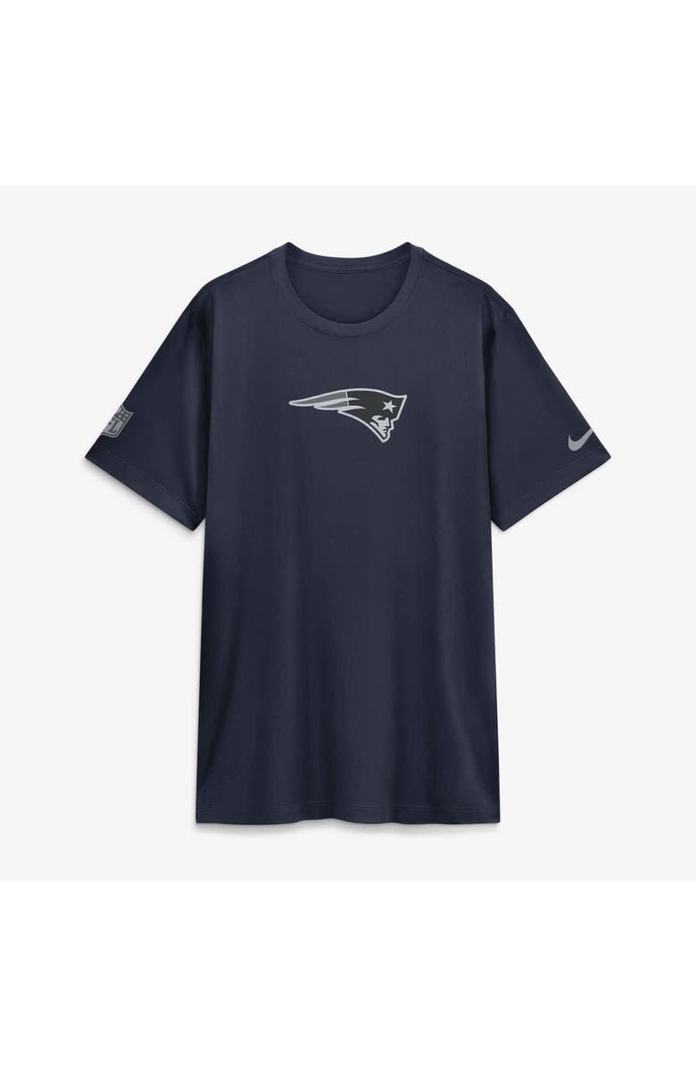 Nike Men's Nike Navy New England Patriots Sideline Lead The Charge Legend Dri-FIT T-Shirt, Alternate, color, Navy