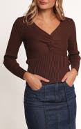 Petal & Pup Demi Twist Rib Sweater