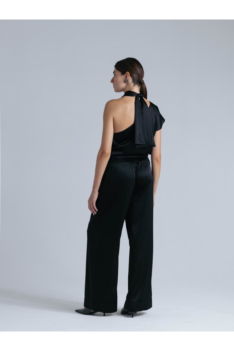 Danielle Silk Blouse, Alternate, color, Black