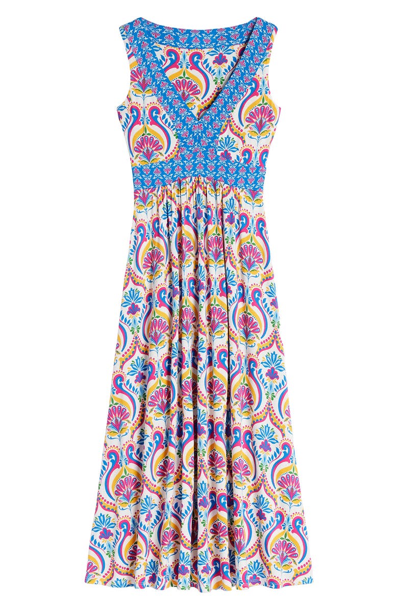 Boden Olympia Medallion Print Sleeveless Jersey Maxi Dress, Alternate, color, 