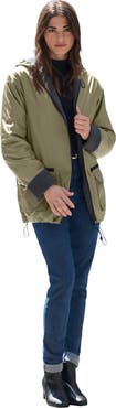 Roaman's Plus Size Hooded Nylon Jacket
