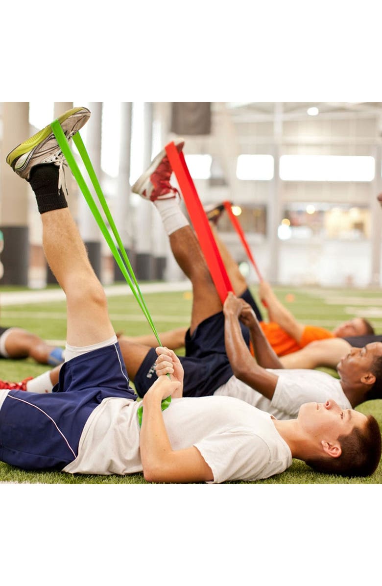 Power Systems Flat Resistance Band, Durable Latex Strength, Alternate, color, Lime Green