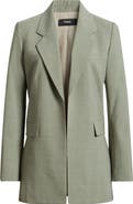 Theory Relaxed Stretch Wool Open Blazer
