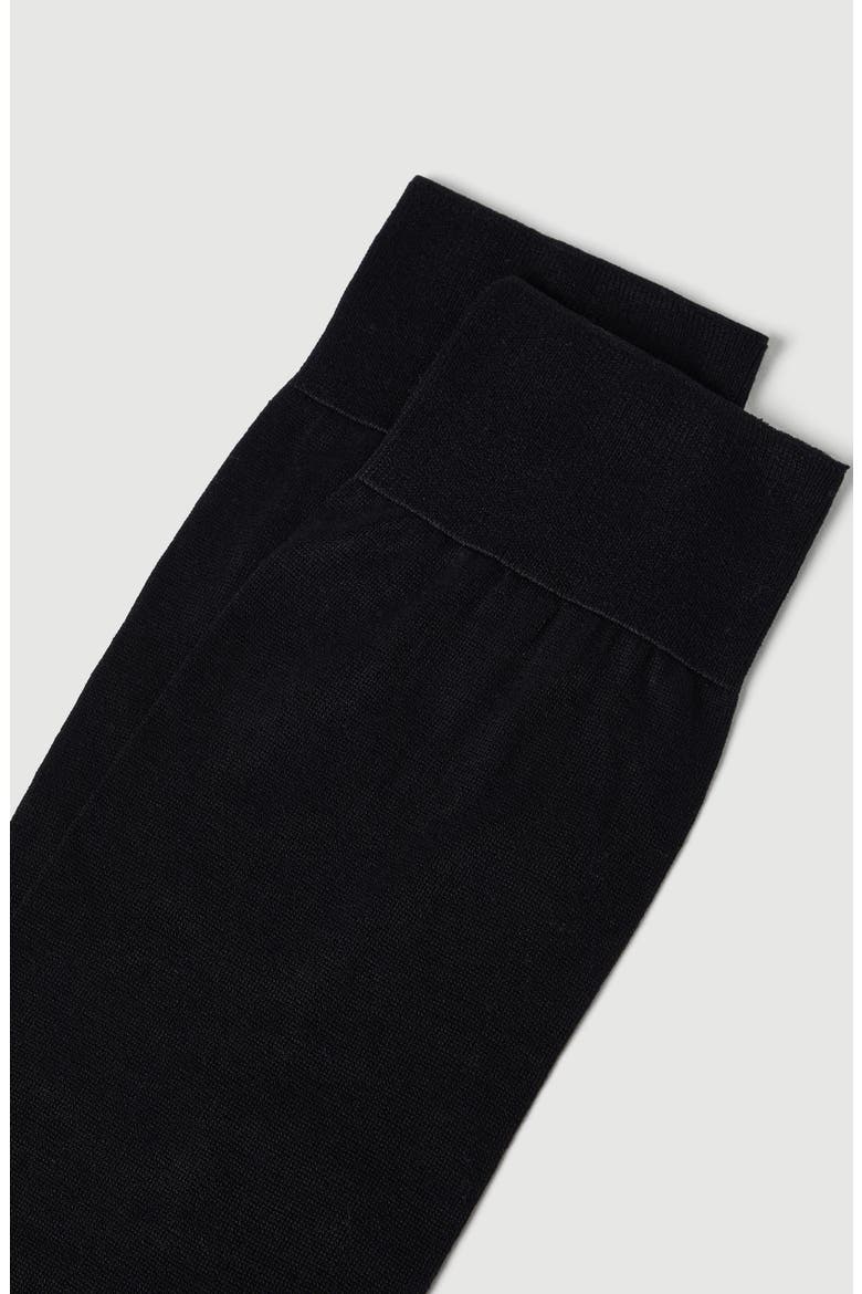 Cotton socks, Alternate, color, Black