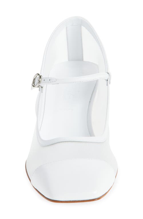 Aeyde Buckle Fastened High Heeled Pumps In White