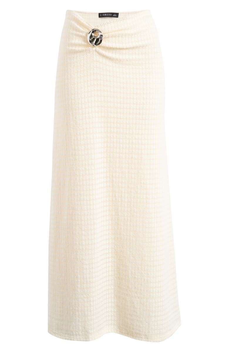 LIONESS In Your Dreams Maxi Skirt, Alternate, color, Beige